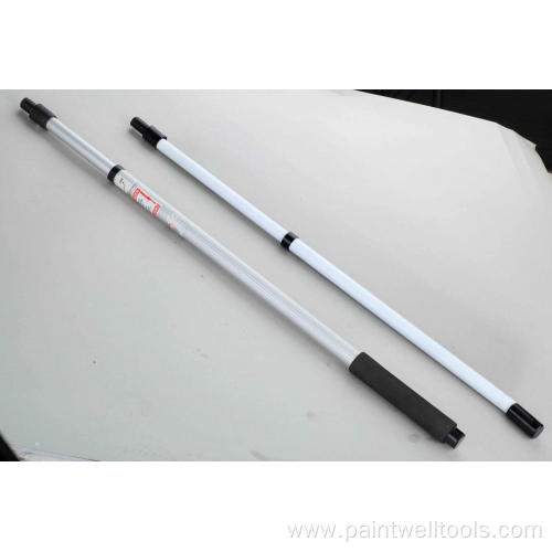 Professional three sections metal thread Aluminium extension pole